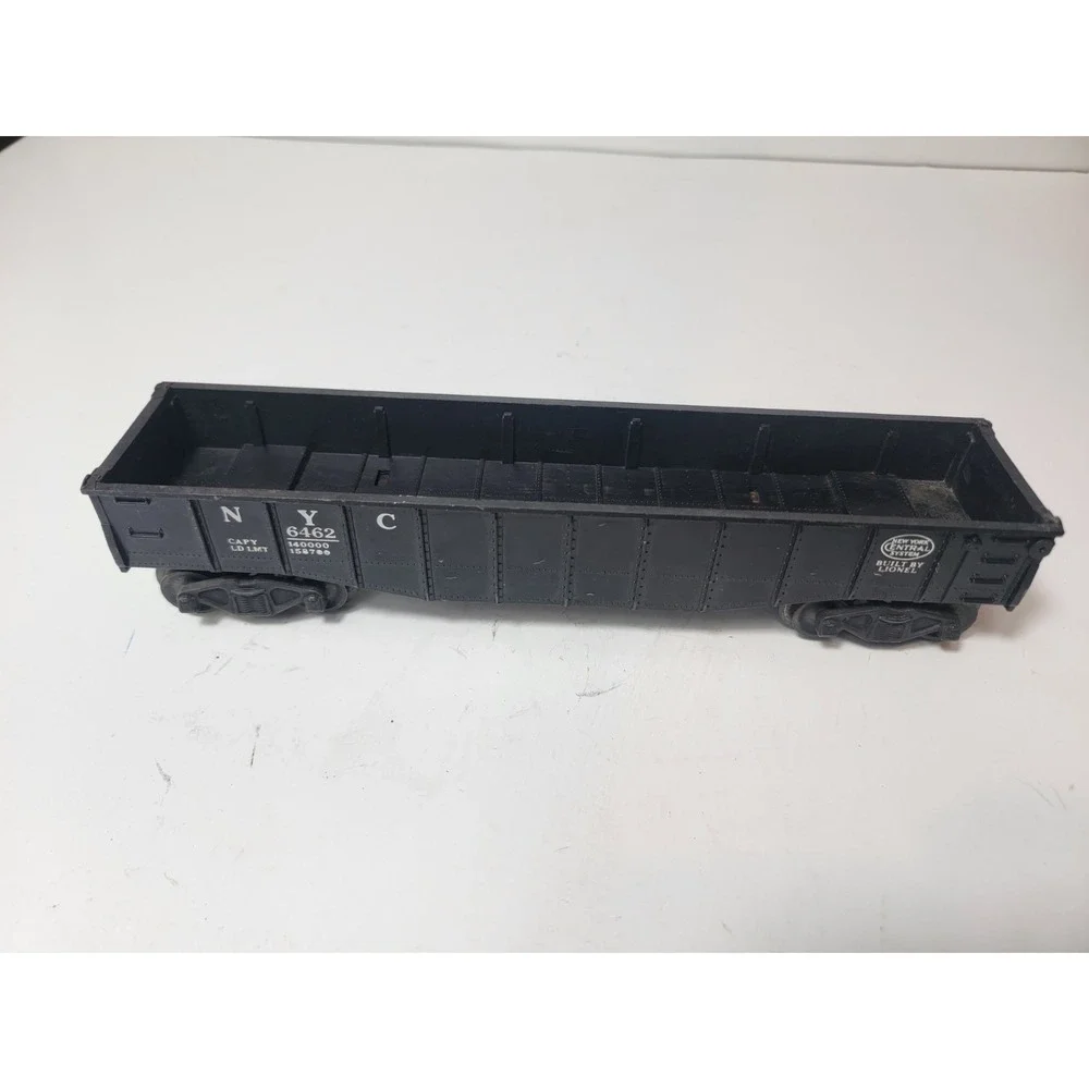 Lionel O Gauge NYC New York Central RR Black Gondola‎ #6462 Model Train
